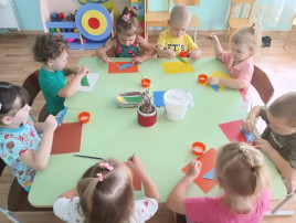 Аппликация "Кораблики" Аппликация "Кораблики".
